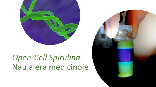 OPEN CELL SPIRULINA - NAUJA ERA MEDICINOJE